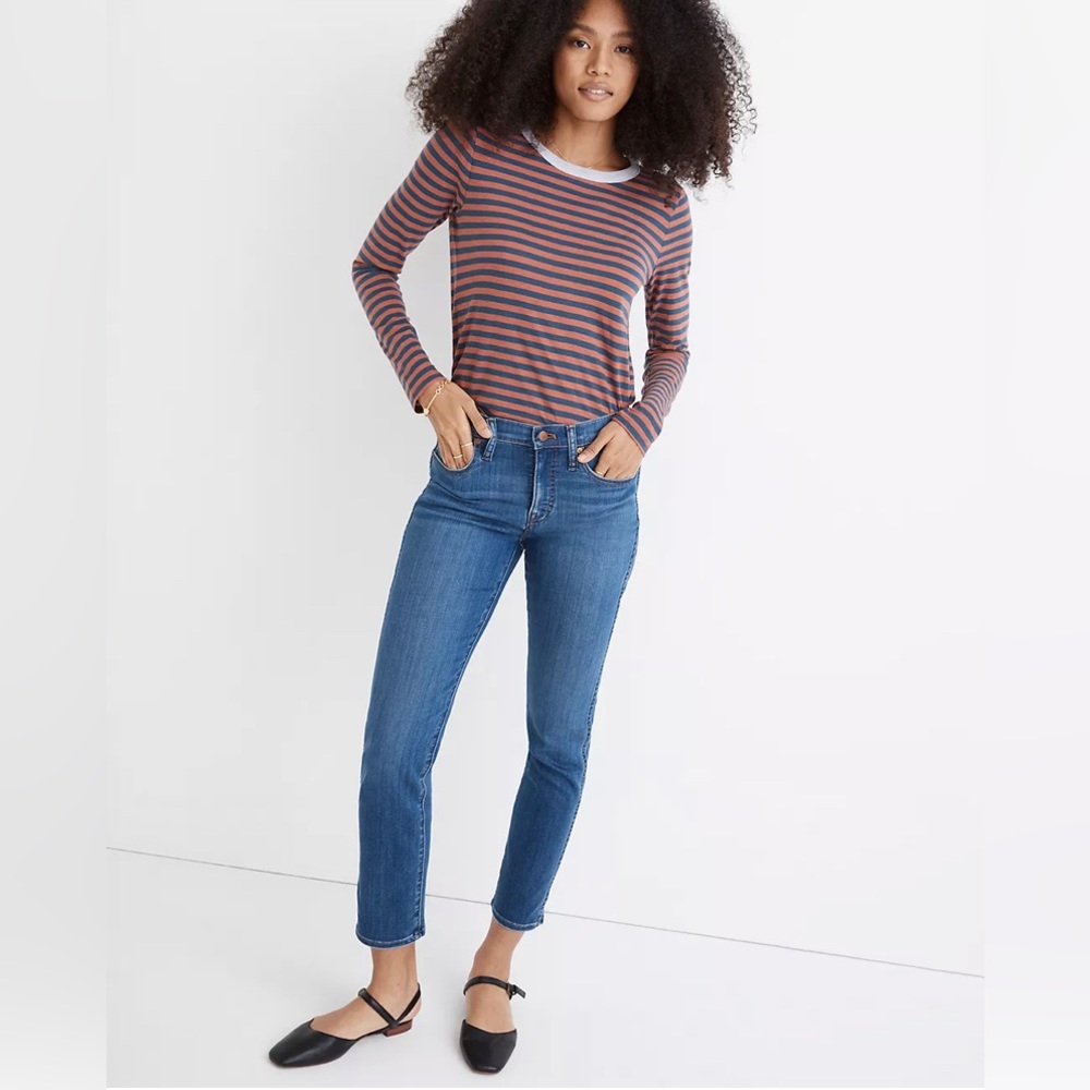 Madewell Mid Rise Stovepipe Jean 29 Petite